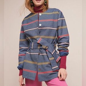 Dolan Piccadilly Striped Coat Size XS